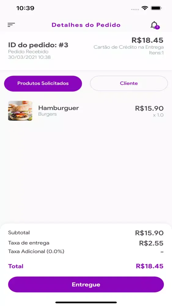 Capturas de pantalla de Rapidex - Entregador