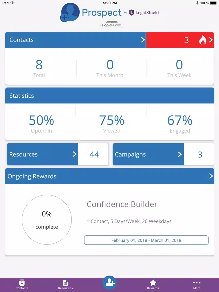 Prospect by LegalShield iPad  Screenshots