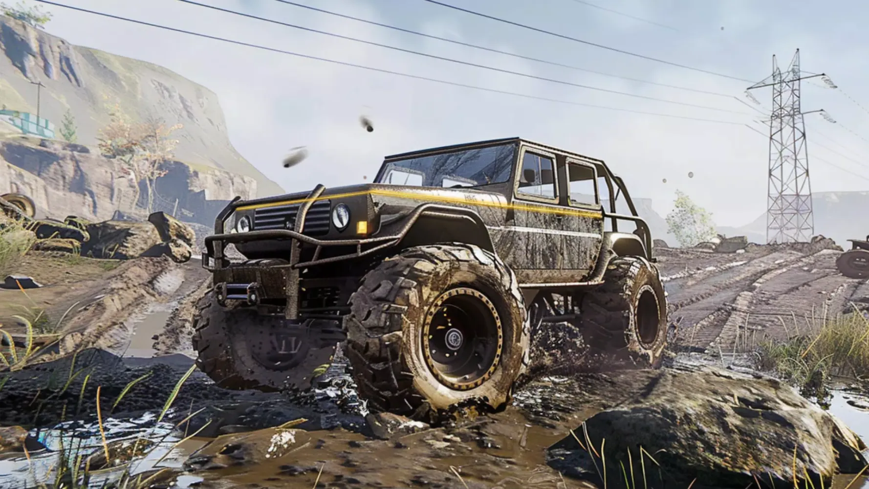 Monster Truck Mud Games سکرین شاٹس
