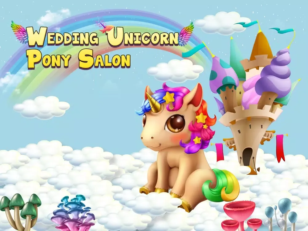 Wedding Unicorn Pony Salon iPad 应用截图