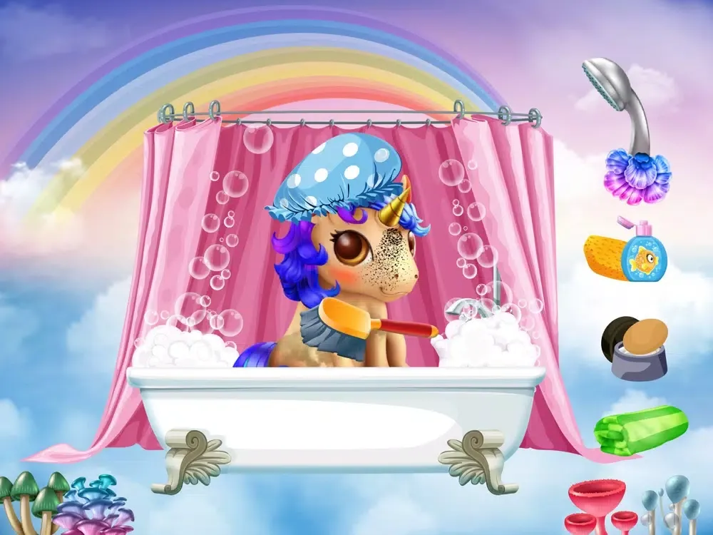Wedding Unicorn Pony Salon iPad 应用截图