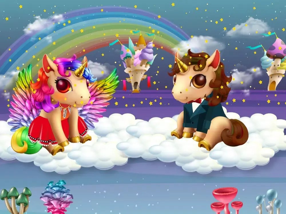 Wedding Unicorn Pony Salon iPad 应用截图