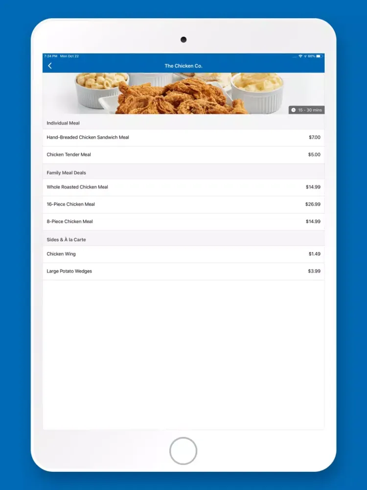 Capturas de pantalla de Kroger Fresh iPad 