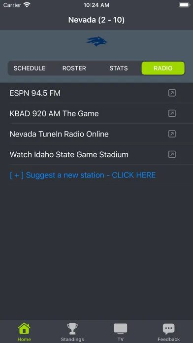 Nevada Football Schedules应用截图