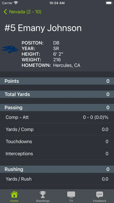 Nevada Football Schedules应用截图