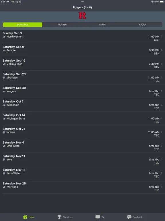 تصاویر New Brunswick Football iPad 