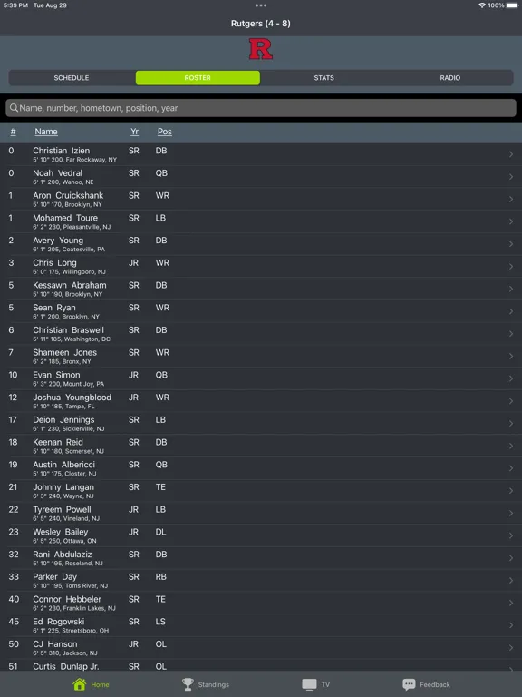تصاویر New Brunswick Football iPad 