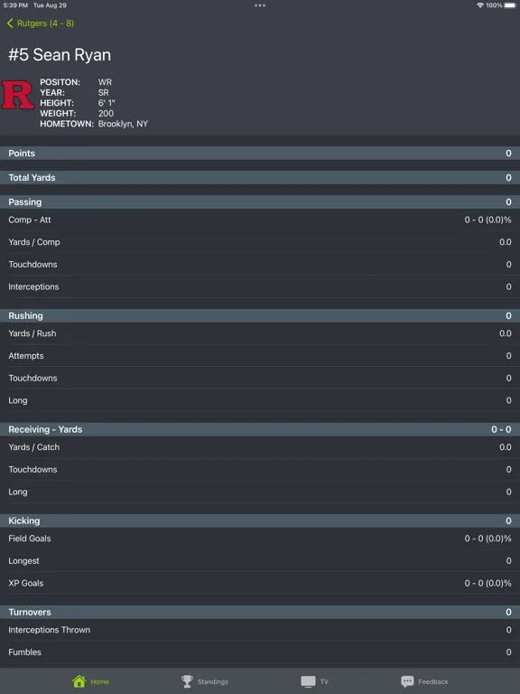 تصاویر New Brunswick Football iPad 