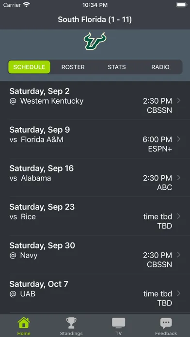 صور Tampa Bay Region Football App