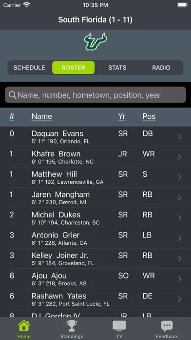 صور Tampa Bay Region Football App