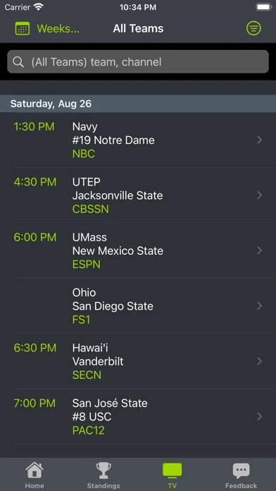 صور Tampa Bay Region Football App