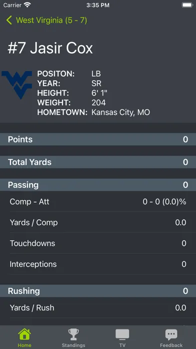 West Virginia Football应用截图