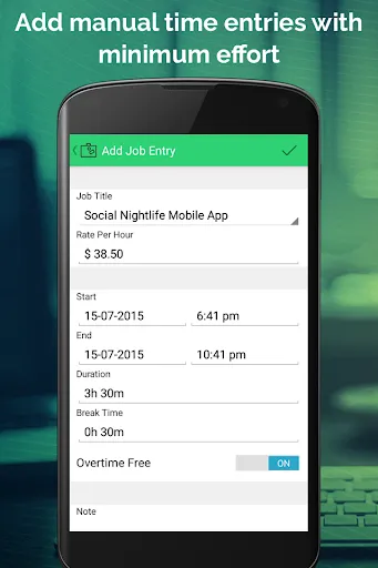 ภาพหน้าจอของ Work Hours Tracking & Billing