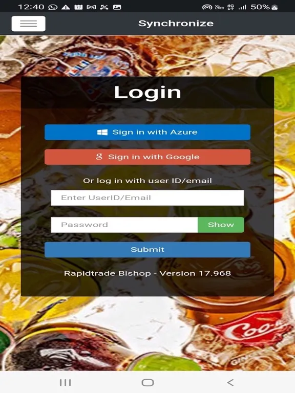 Capturas de tela do The Beverage Company iPad 