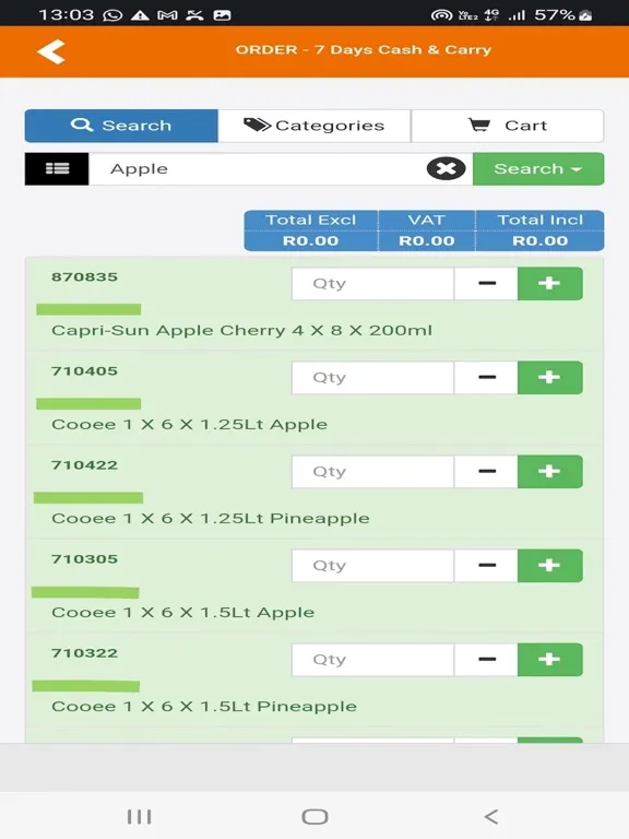 Capturas de tela do The Beverage Company iPad 