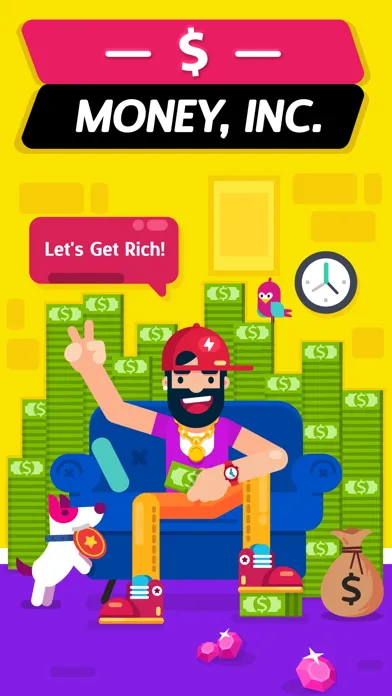 ภาพหน้าจอของ Money, Inc. - Let's Get Rich!
