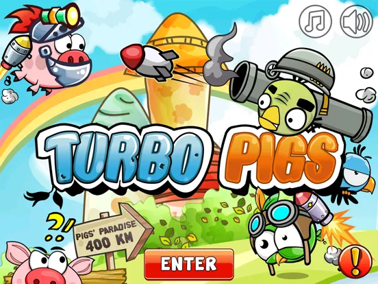 Turbo Pigs - Run Piggy Run! iPad 應用截圖