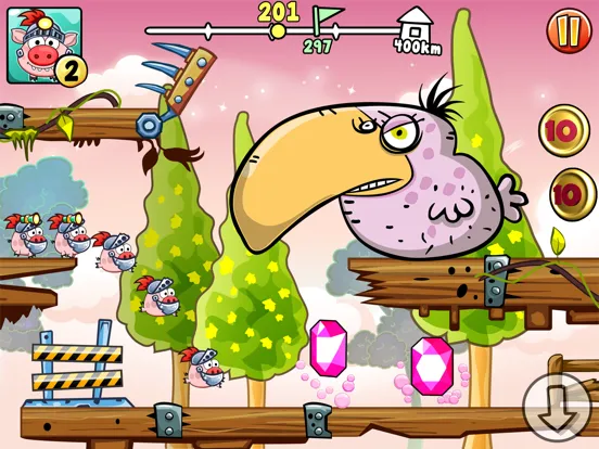 Turbo Pigs - Run Piggy Run! iPad 應用截圖