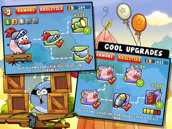 Turbo Pigs - Run Piggy Run! iPad 應用截圖
