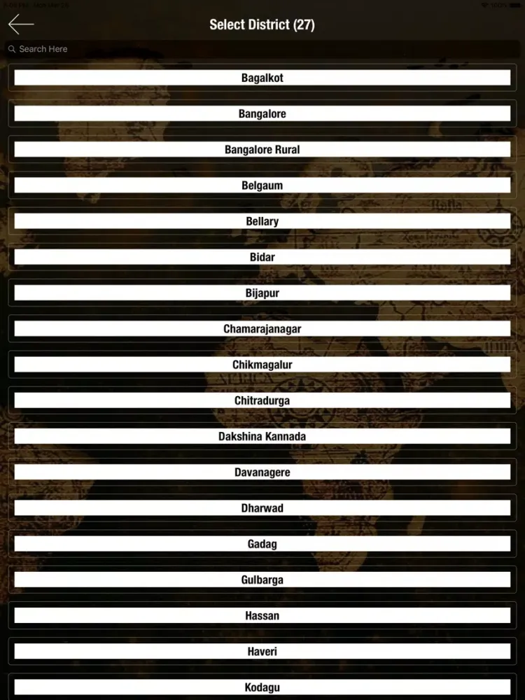 Indian Villages List iPad 应用截图