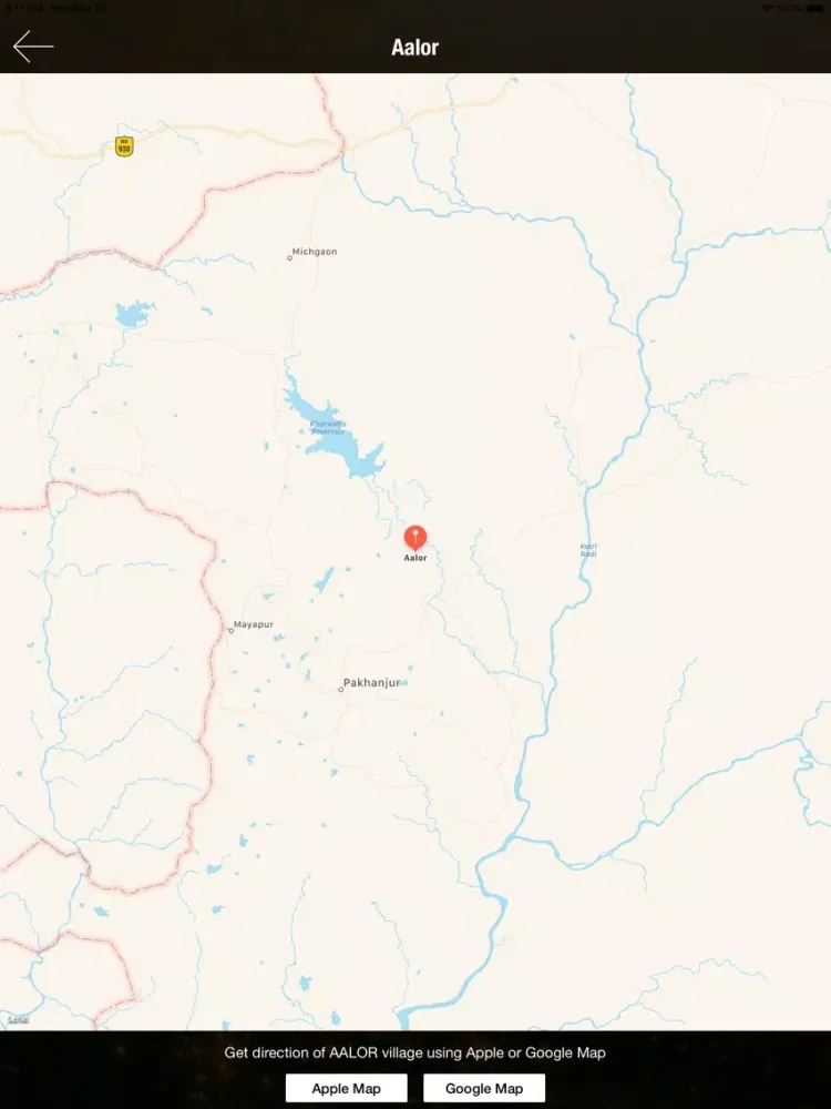 Indian Villages List iPad 应用截图