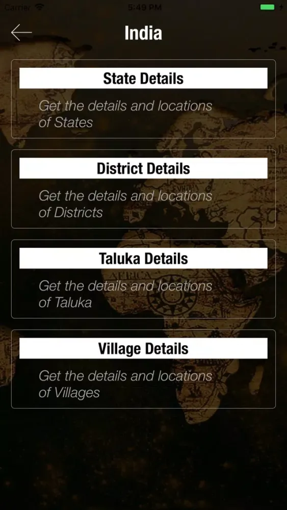 Indian Villages List应用截图