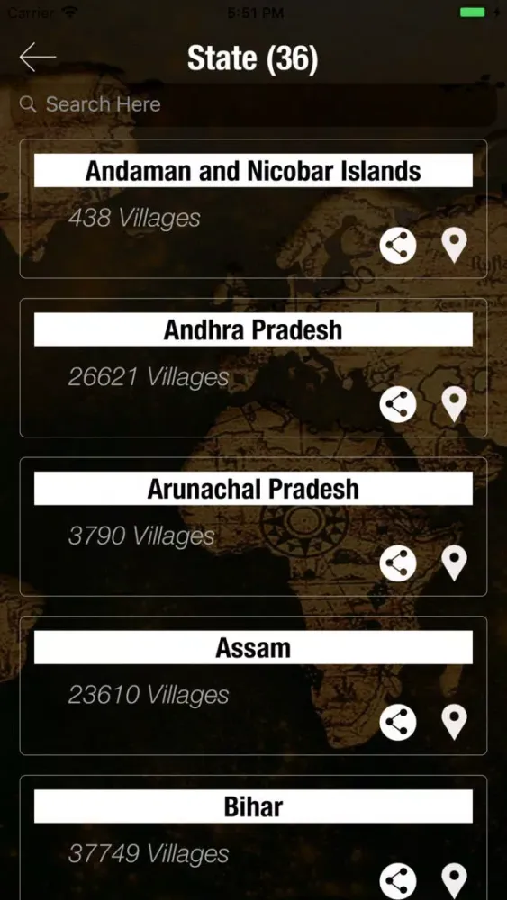 Indian Villages List应用截图