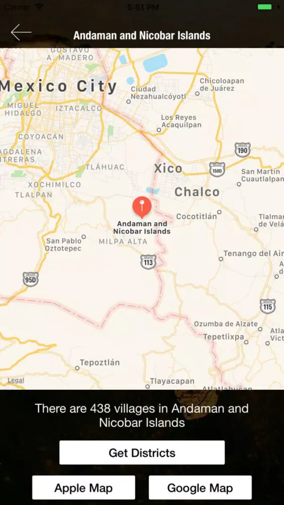 Indian Villages List应用截图