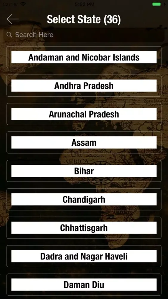 Indian Villages List应用截图
