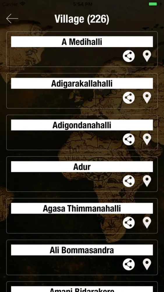 Indian Villages List应用截图