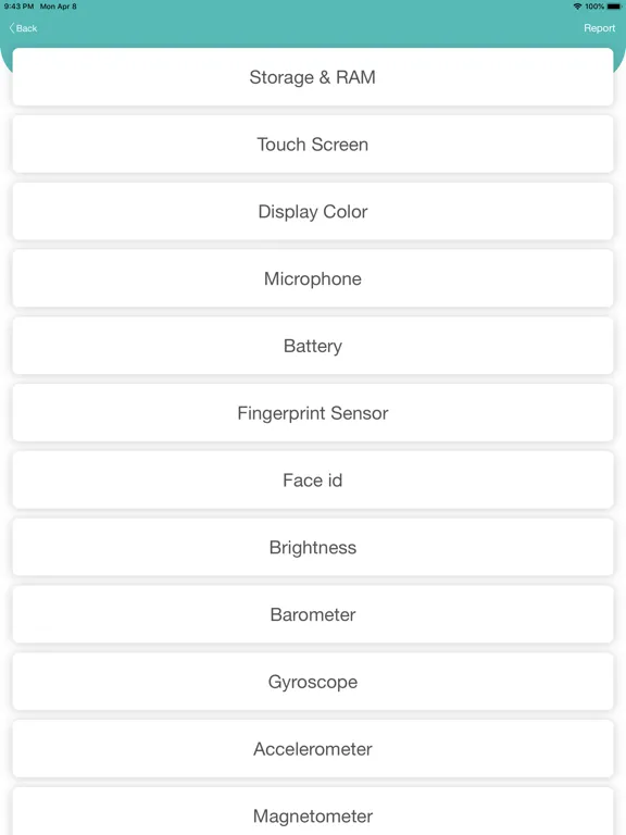 Screenshot di Touchscreen & Display Test iPad 