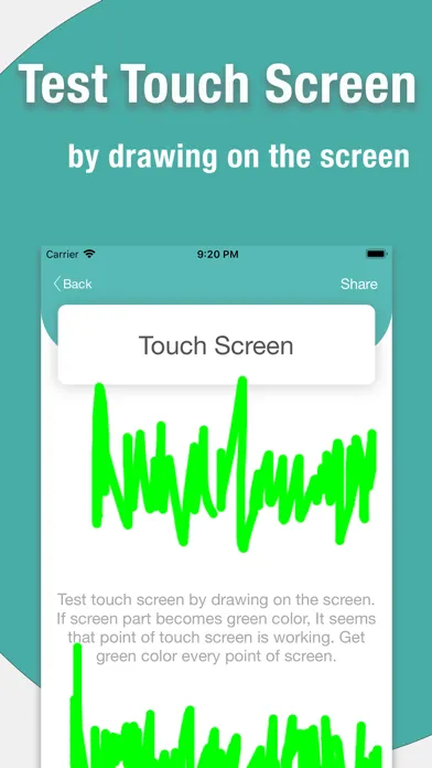 Screenshot di Touchscreen & Display Test