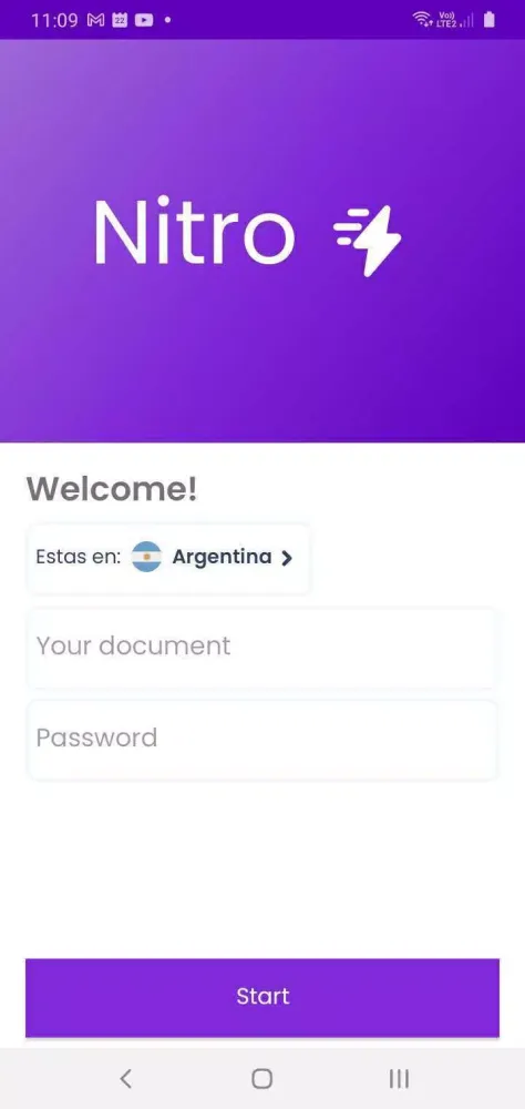 Nitro App Screenshots