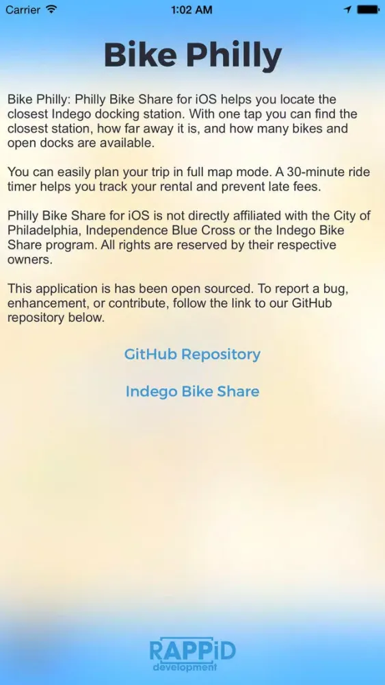 Captures d'écran de Bike Philly: Philly Bike Share