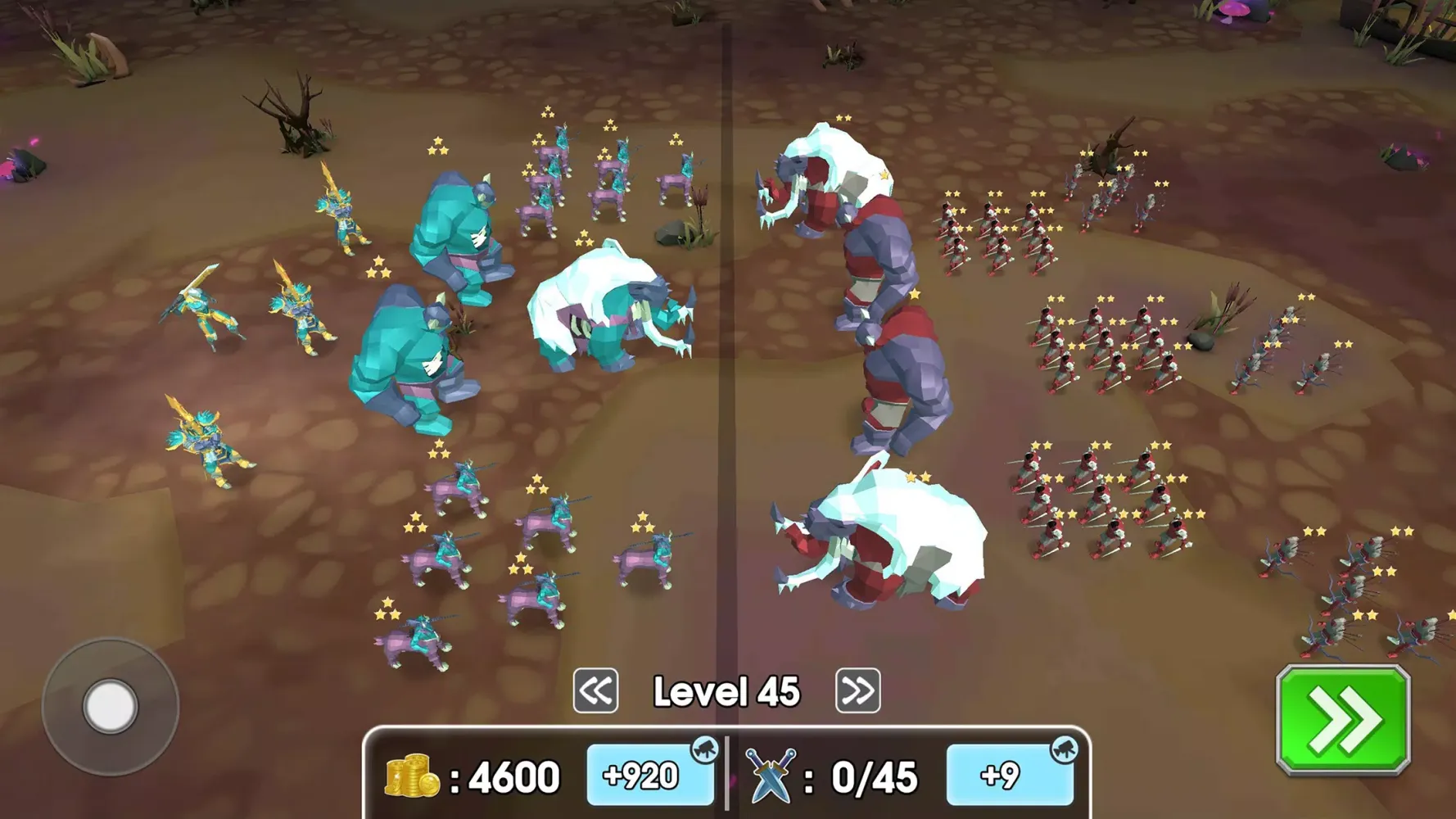 Ảnh chụp màn hình của Clash Battle Simulator