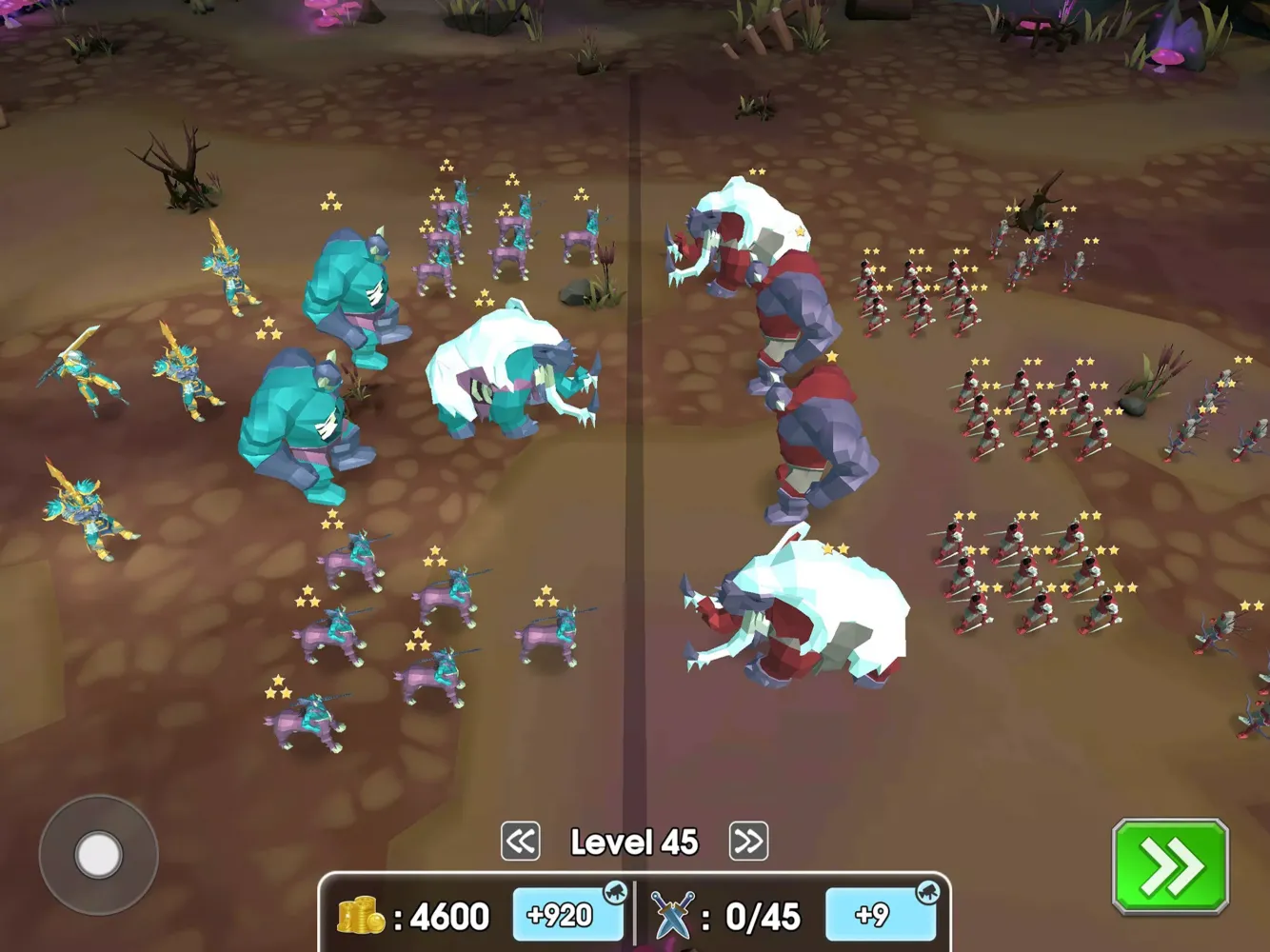 Ảnh chụp màn hình của Clash Battle Simulator