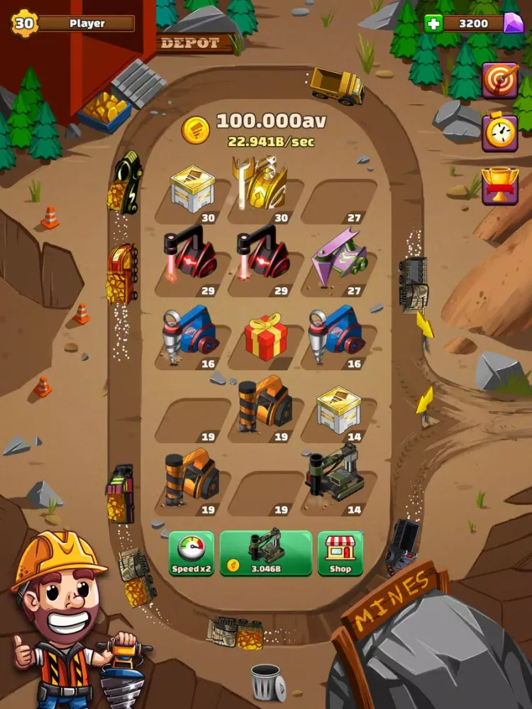 Capturas de pantalla de Merge Tycoon - Drill Master iPad 