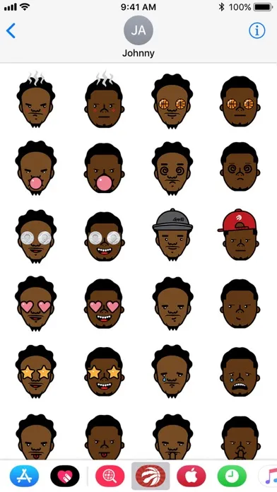 Capturas de pantalla de Toronto Raptors Sticker Pack