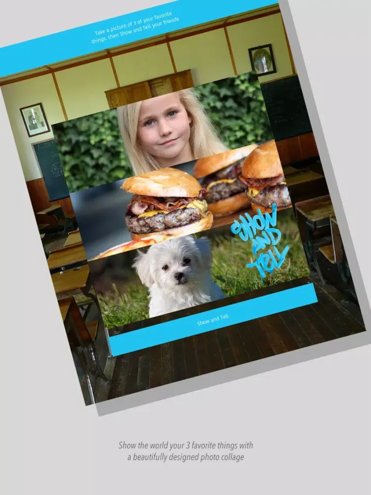 ภาพหน้าจอของ Show and Tell - Photo Collage iPad 