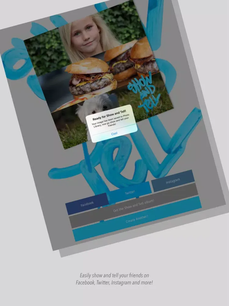 ภาพหน้าจอของ Show and Tell - Photo Collage iPad 