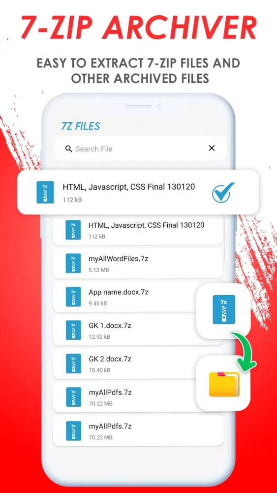 تصاویر Zip Unzip & Rar File Extractor