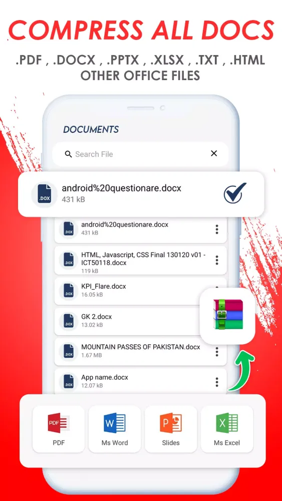 تصاویر Zip Unzip & Rar File Extractor