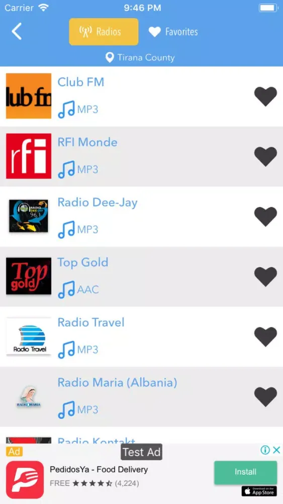 ภาพหน้าจอของ Radio Albania Online - AM FM