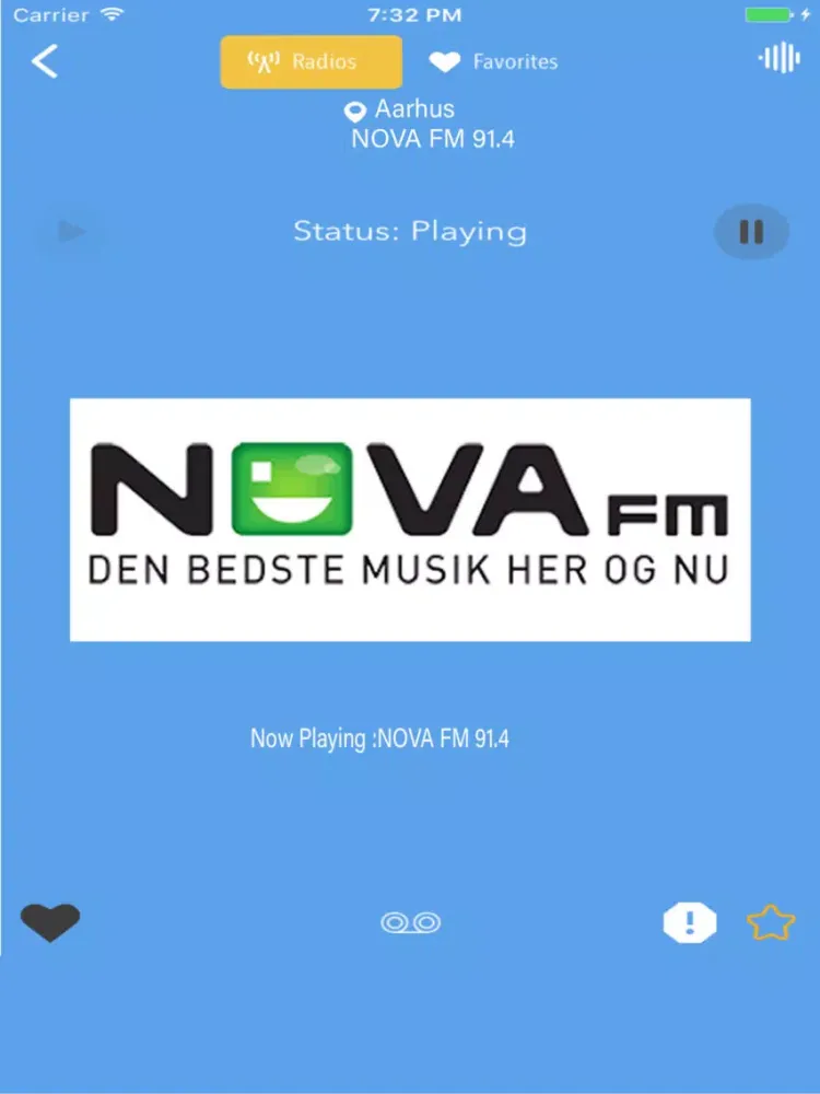Radio Denmark FM AM Online iPad  स्क्रीनशॉट