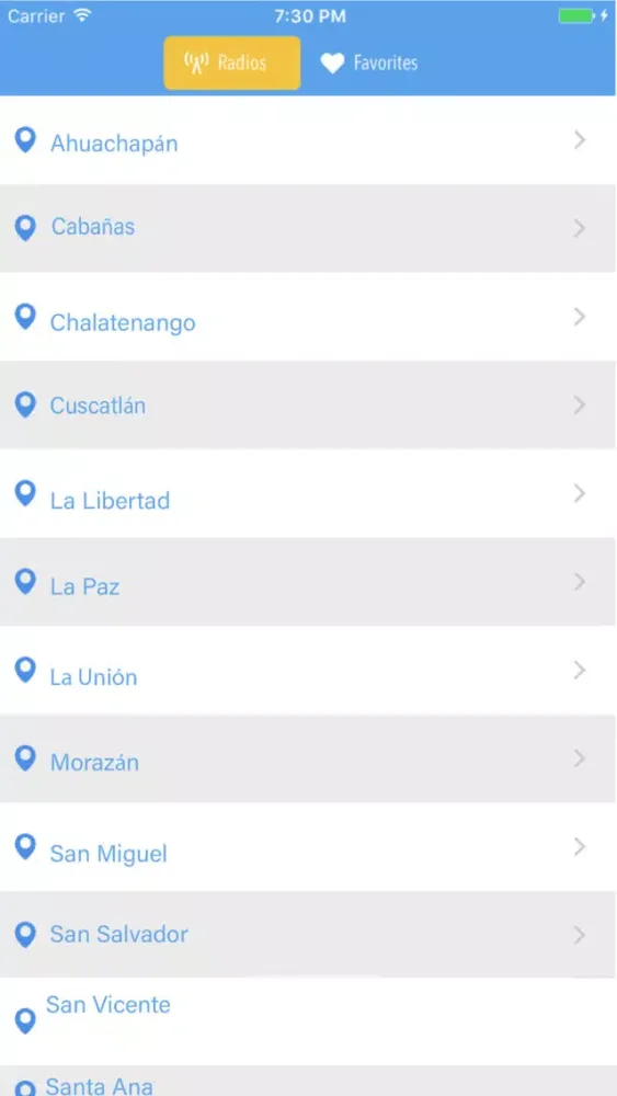 Radio El Salvador FM AM Online Screenshots