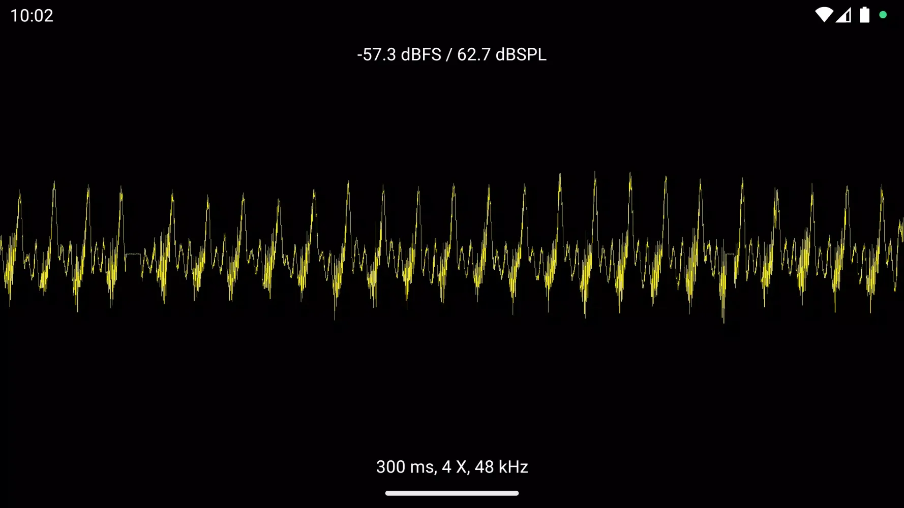 Captures d'écran de Sound View Spectrum Analyzer