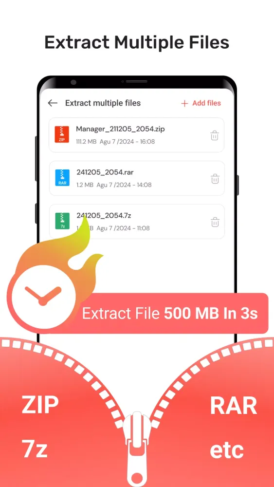 Ảnh chụp màn hình của Zip File Opener - UnZIP, UnRAR