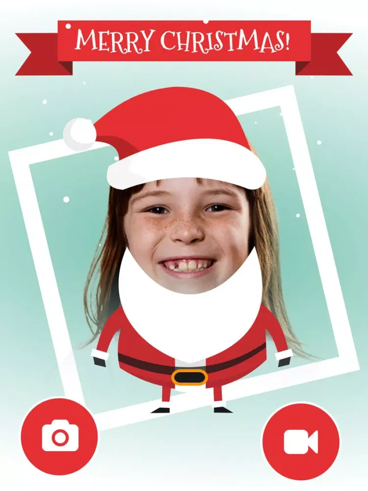 ภาพหน้าจอของ SantaSnap Christmas 2020 iPad 
