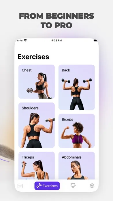 Ảnh chụp màn hình của Fitness for Women at Home|Gym