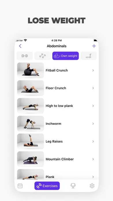 Ảnh chụp màn hình của Fitness for Women at Home|Gym